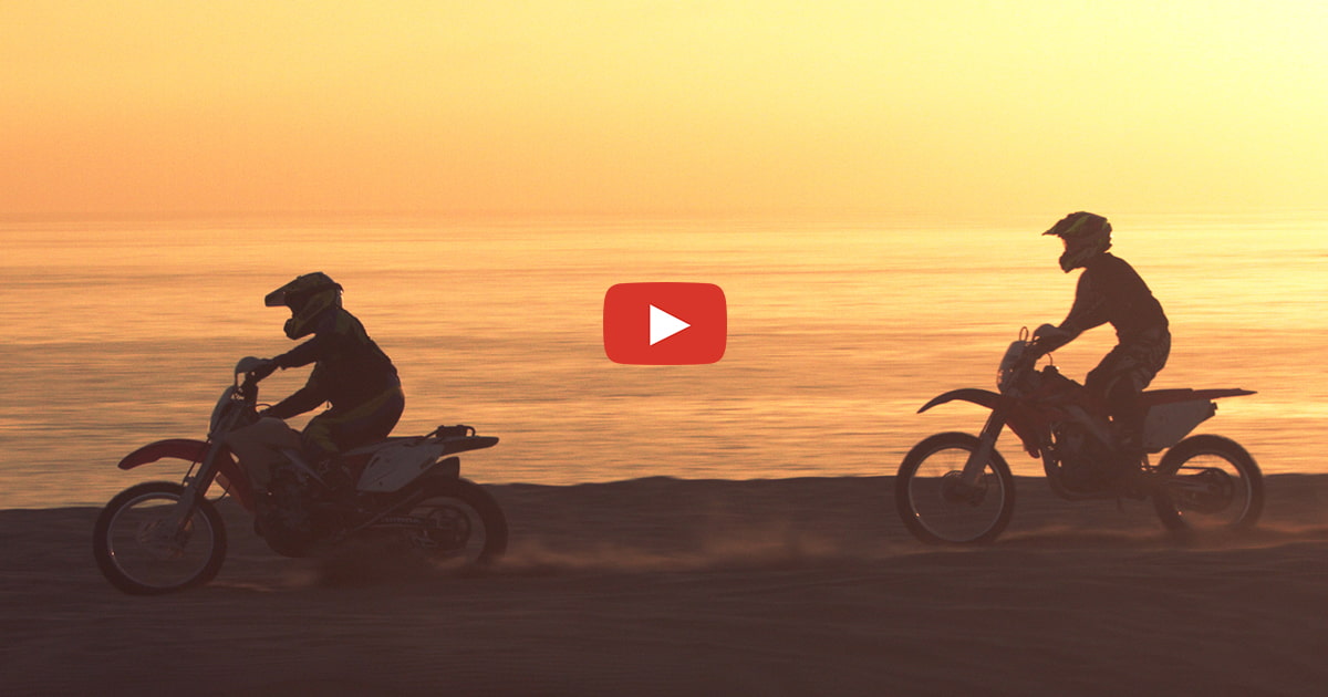 Dirt bike and ATV riding video