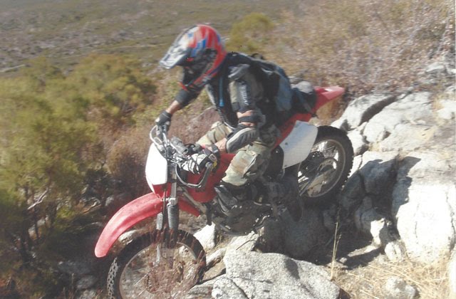 Dirt bike riding Baja
